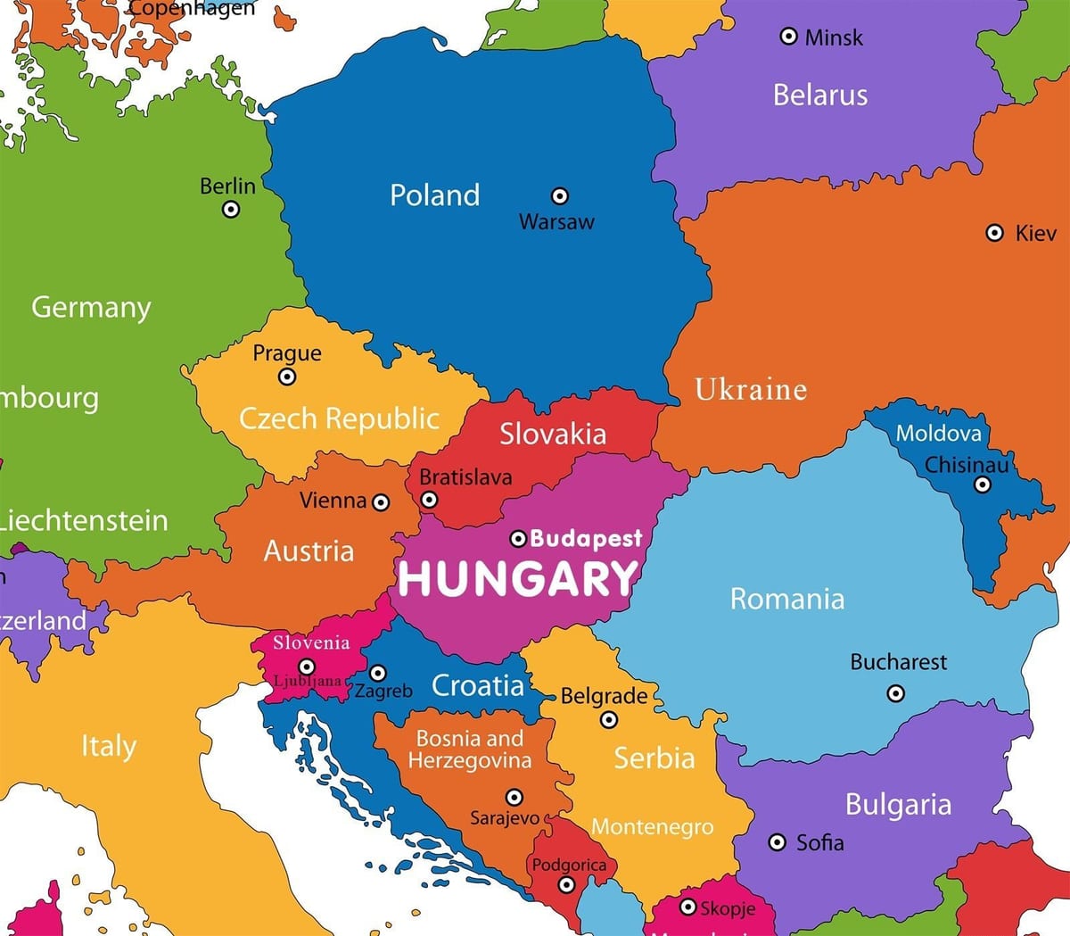 österreich Karte, Welt Karte