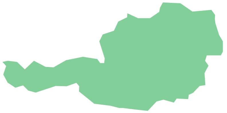 österreich-Vektor-Karte