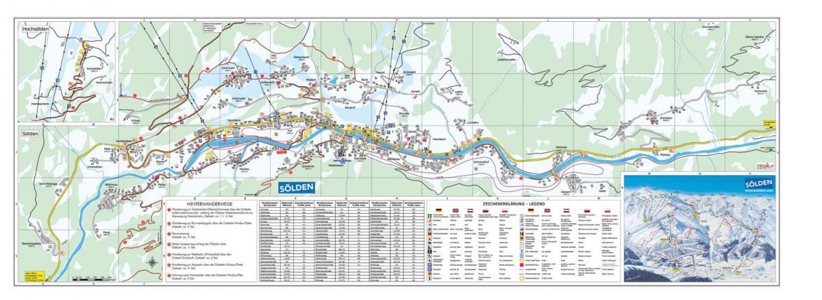 Karte von Sölden österreich