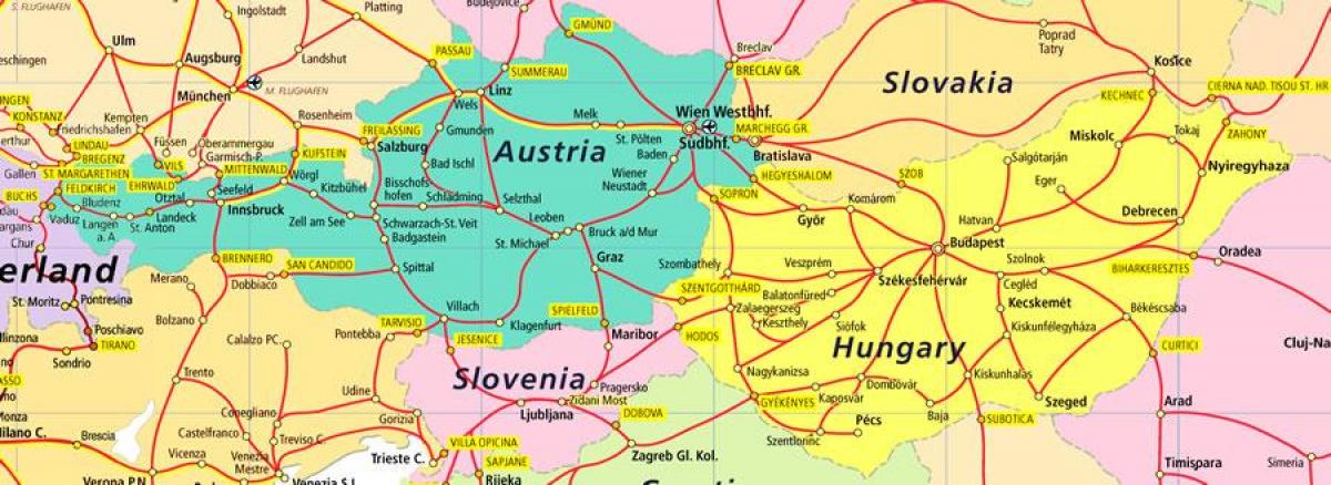 österreich-rail-Karte