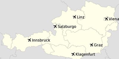 Flughäfen in österreich anzeigen