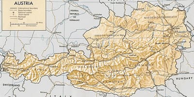 Österreich Landkarte