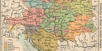 Österreich-Ungarn Karte 1900