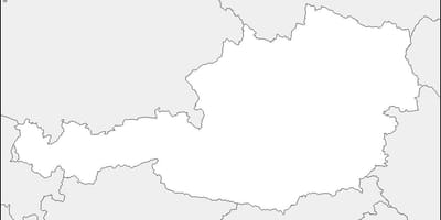 Karte österreich Landkarte Umriss
