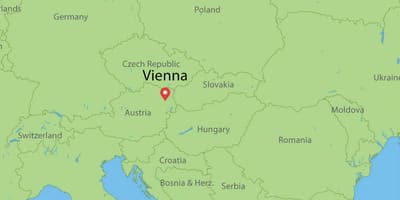 Österreich ein Land in der Weltkarte
