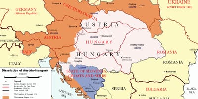 Österreich-Ungarn Karte 1900
