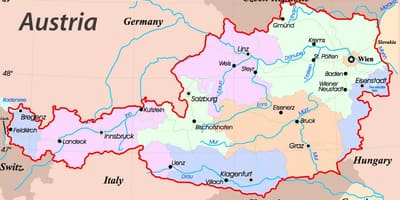 Karte von eisenstadt österreich
