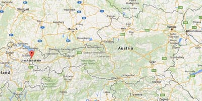 Karte von feldkirch, österreich