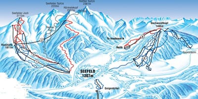 Karte von seefeld österreich