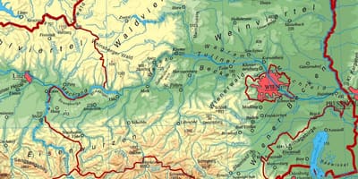 Karte von Niederösterreich