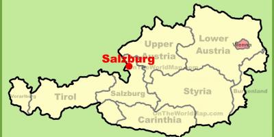 Austria salzburg Karte