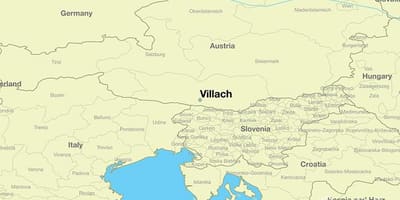 Karte von villach österreich